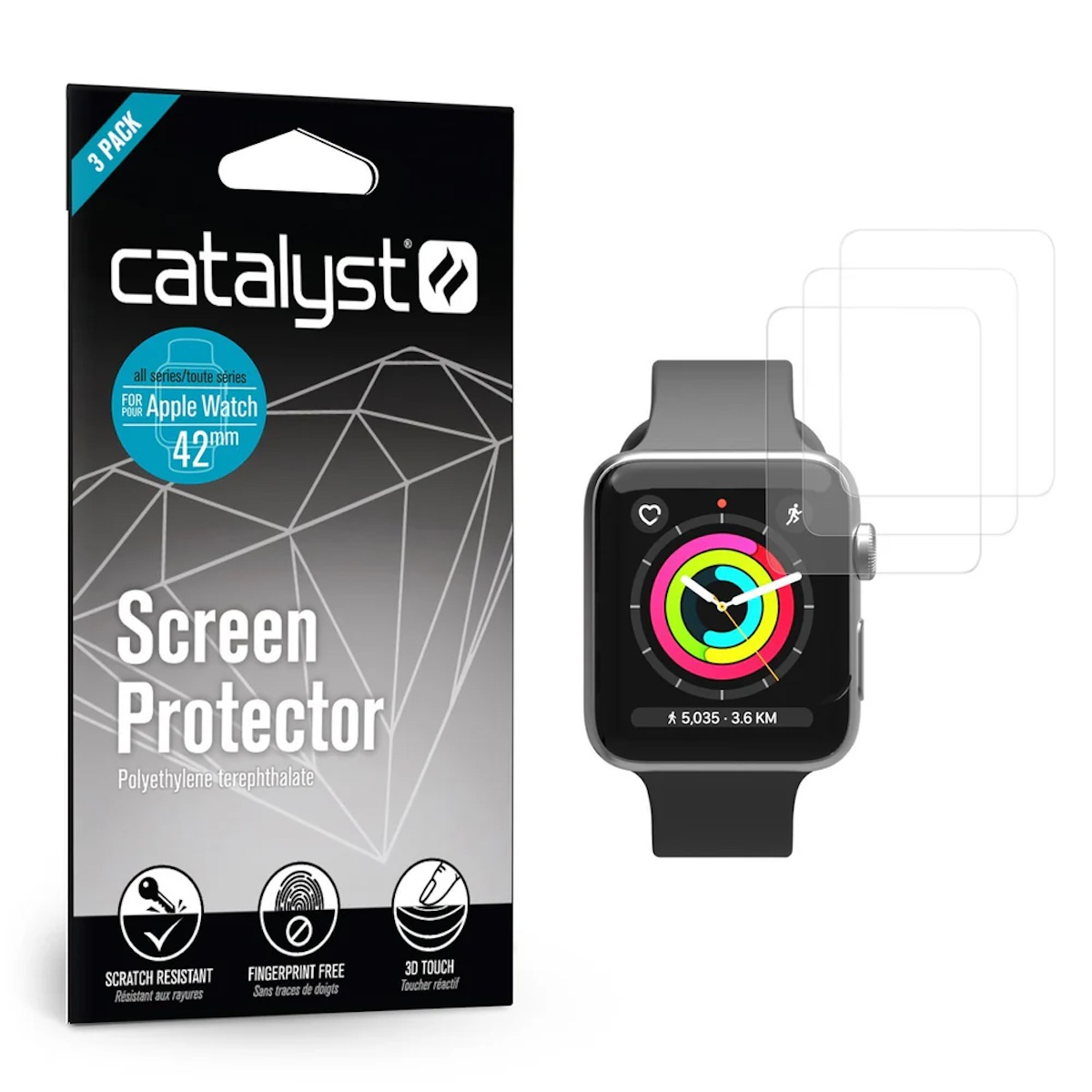 Catalyst Screenprotector Apple Watch 42mm (Series 2/3)