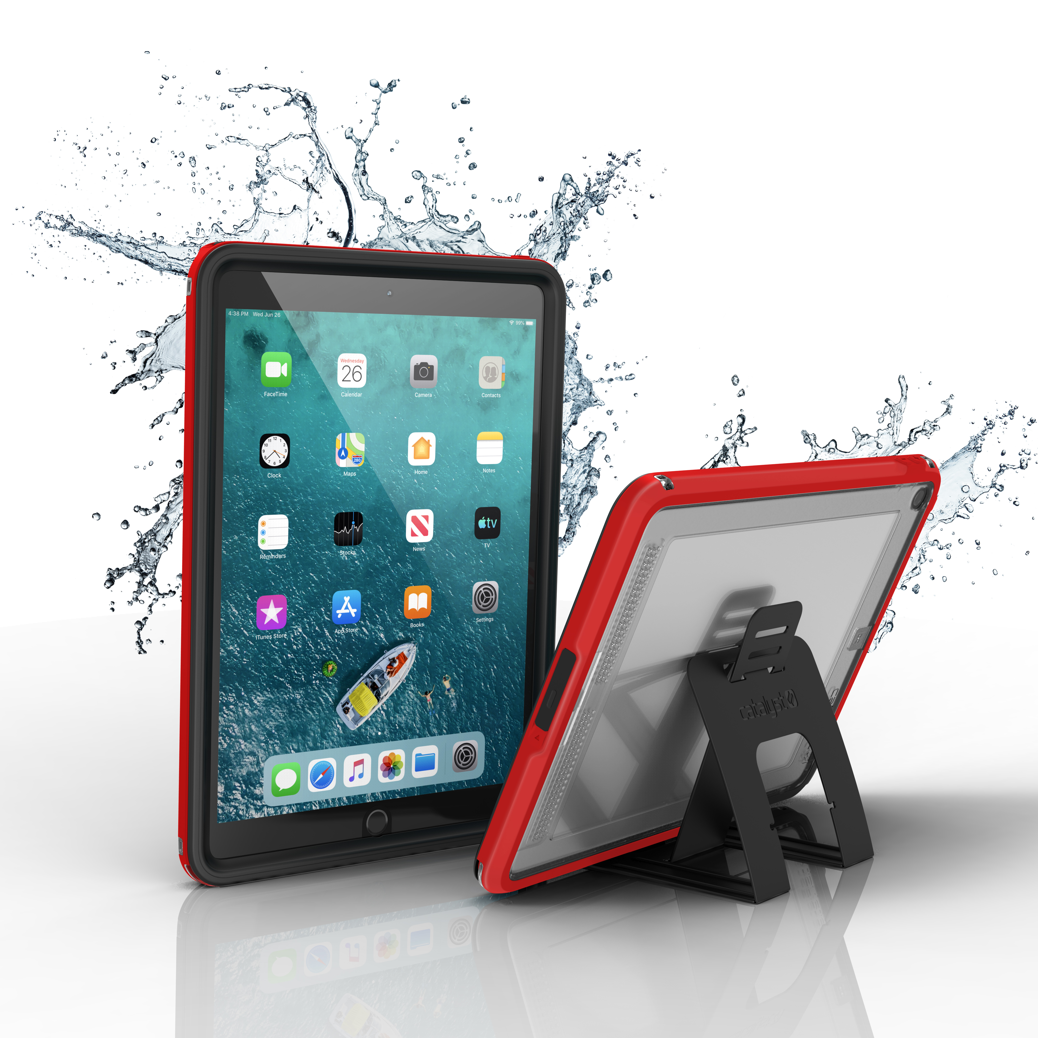 Catalyst Waterproof Total Protection Case iPad Air 10.5" 3rd Generation (2019) Flame Red