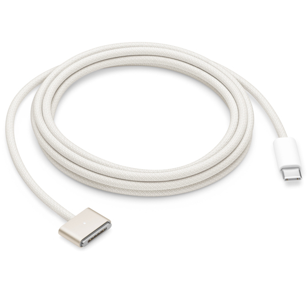 Apple origineel USB-C to MagSafe 3 cable 2m Starlight - MPL33ZM/A