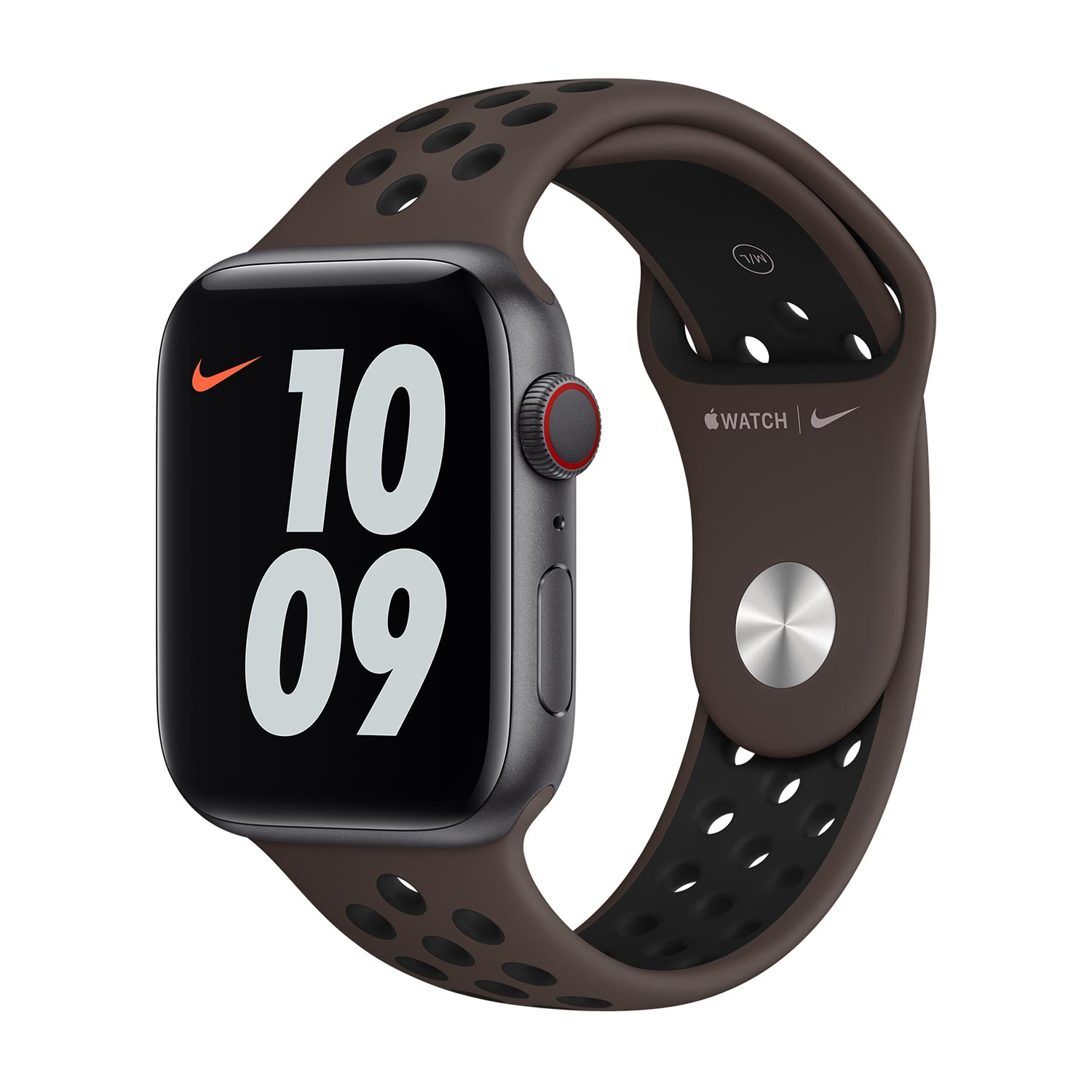 Apple Watch Nike Sport band - 44mm - Ironstone/Zwart - voor Apple Watch SE/1/2/3/4/5/6