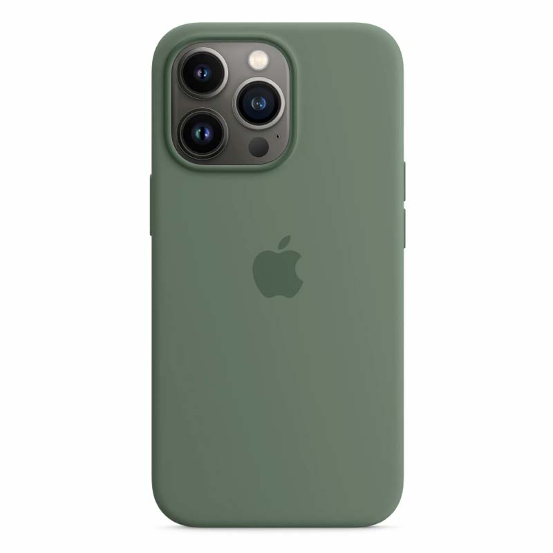 Origineel Apple iPhone 13 Hoesje MagSafe Silicone Case Groen