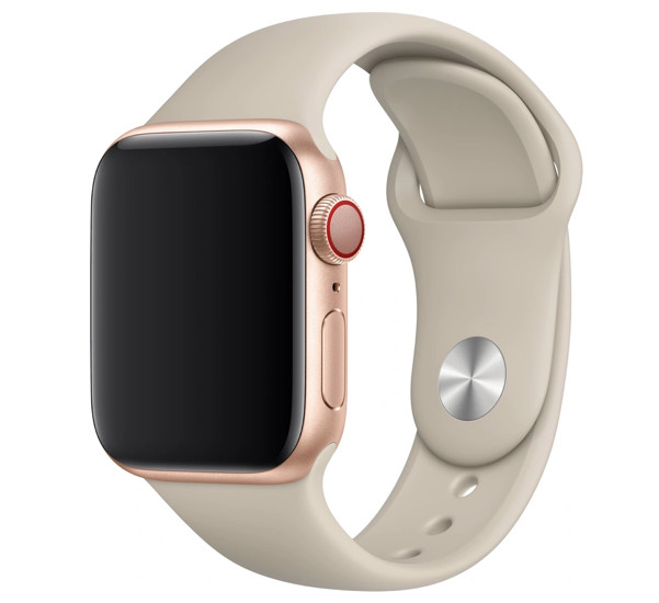 Apple Sport Band voor Apple Watch Series 1-7 / SE - 38/40/41 mm - Stone