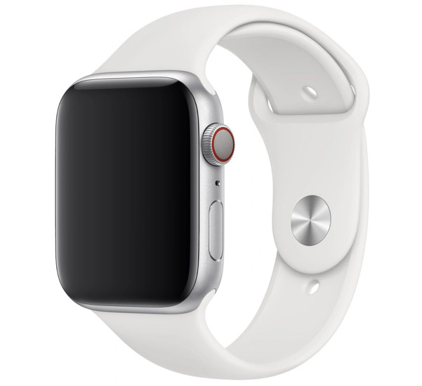 Apple Siliconen bandje - Apple Watch Series 1/2/3/4 (42&44mm) - Wit