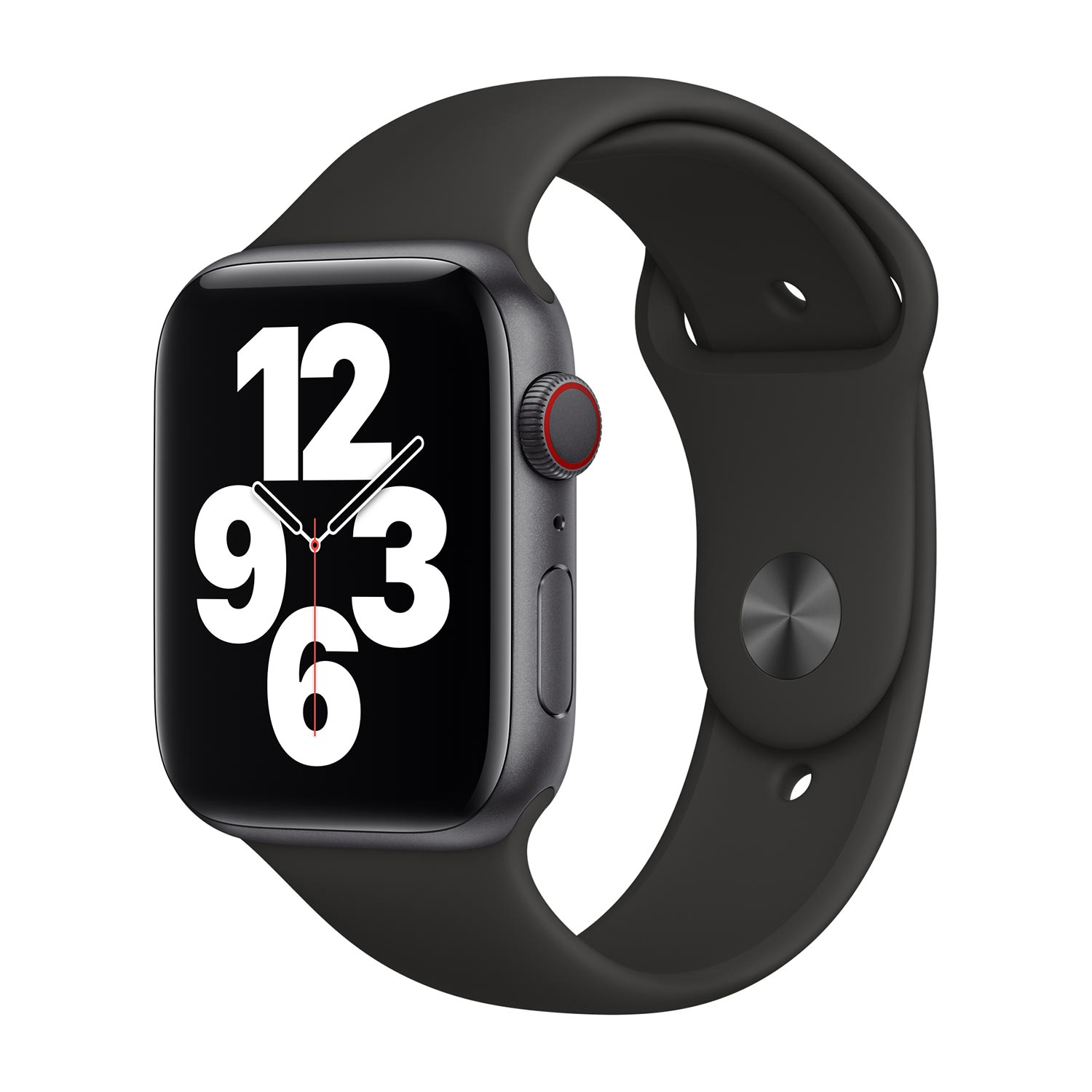 Apple Siliconen bandje - Apple Watch Series 4 (40mm) - Zwart