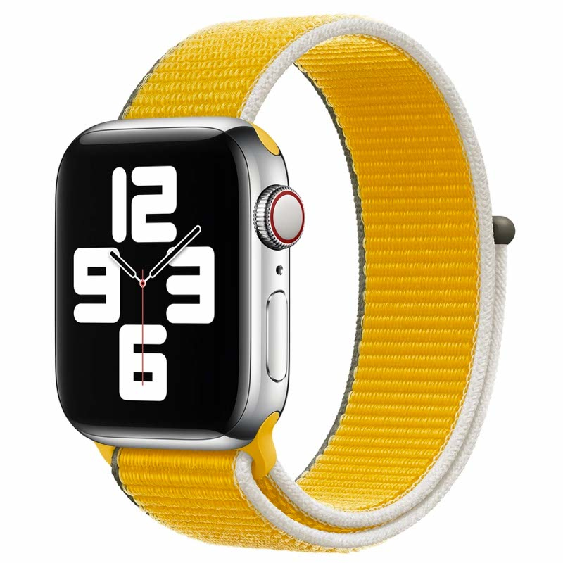 Apple Watch Geweven Sportbandje - 40mm - Geel - voor Apple Watch SE/1/2/3/4/5/6