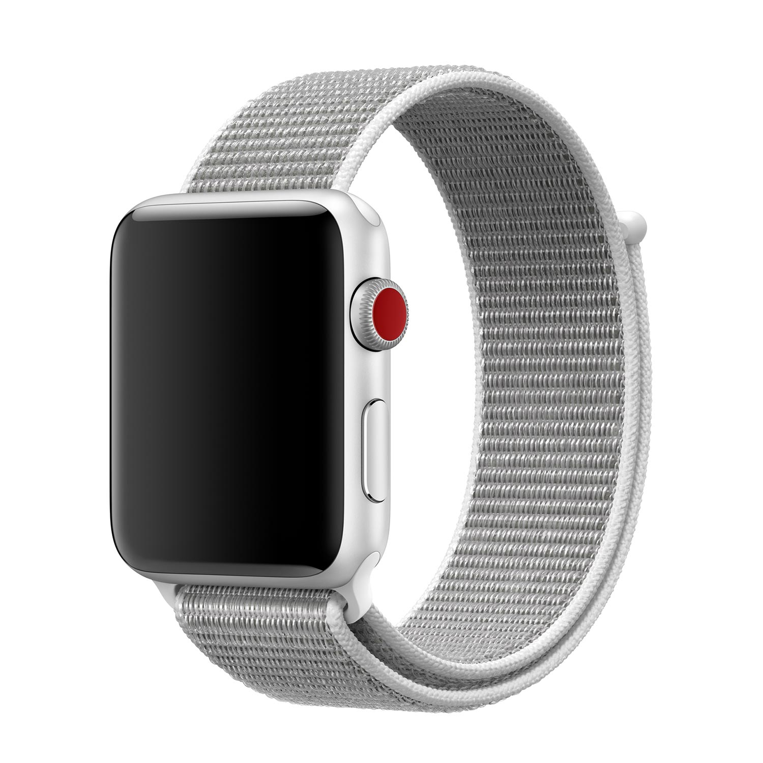 Apple Nylon bandje - Apple Watch Series 1/2/3/4 (42&44mm) - Zilver