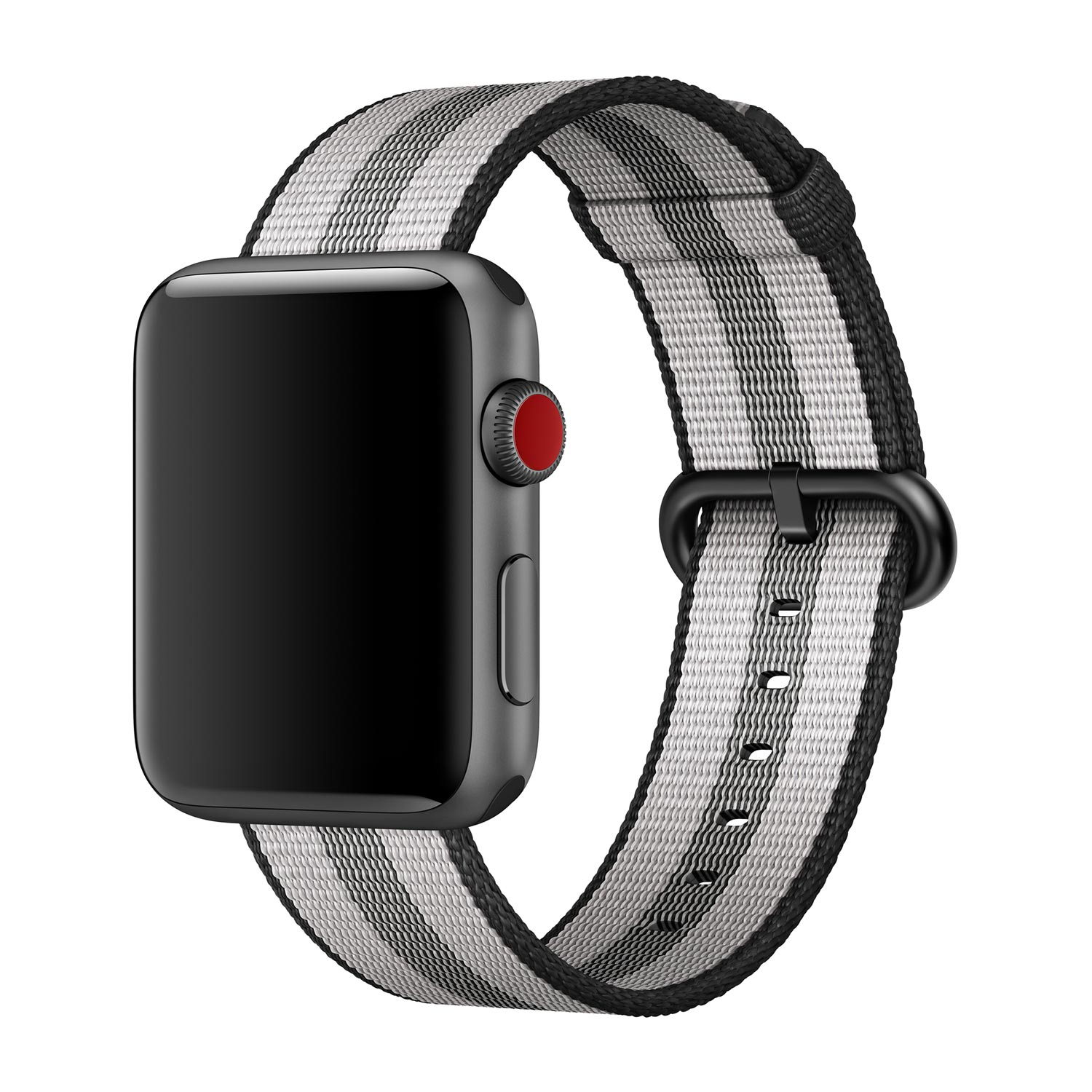 Apple Woven Nylon Apple Watch 38mm / 40mm / 41mm Black