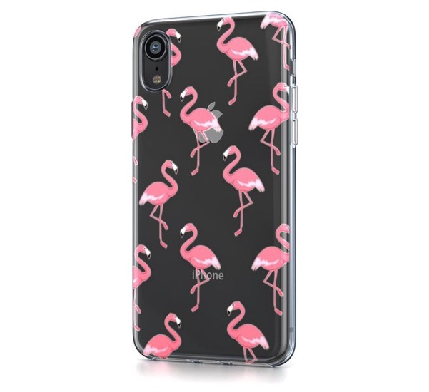 BeHello Gel Case Flamingo iPhone XR