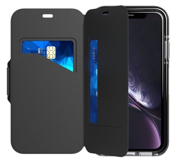 Tech21 Evo Wallet iPhone XR - black