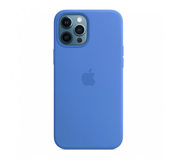 Apple Siliconenhoesje met MagSafe voor iPhone 12 Pro Max - Blauw