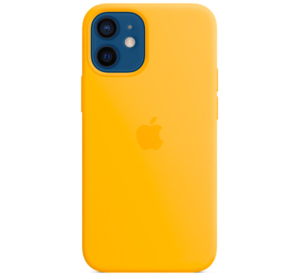 Apple Siliconen Hoesje met MagSafe iPhone 12 Mini - Geel