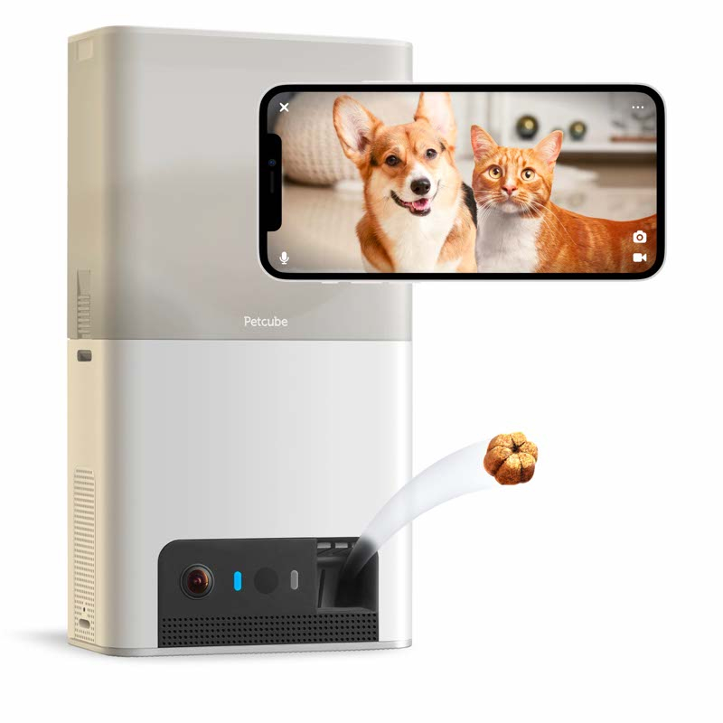 Petcube Pet Camera Met Treat Dispenser En App - IP Camera's - Wit