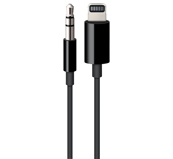 Apple origineel Lightning naar 3,5mm (AUX) kabel 1,2m zwart - MR2C2ZM/A