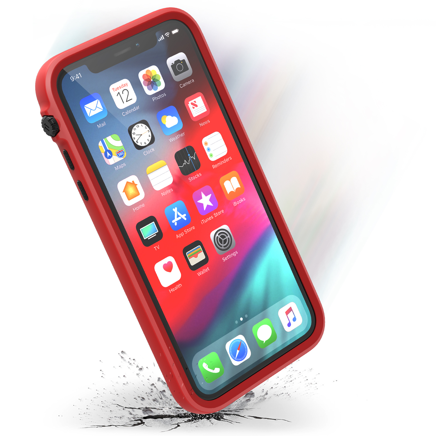 Catalyst Impact Protection Case iPhone 11 Red / Black