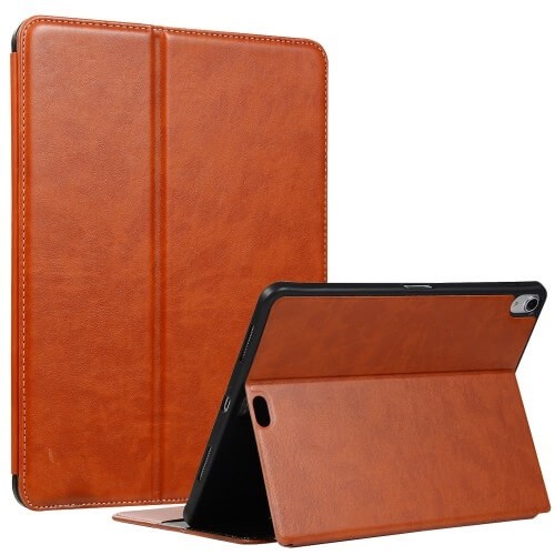 Casecentive Folio Leren Wallet case iPad Pro 11 inch bruin - 8944688062160