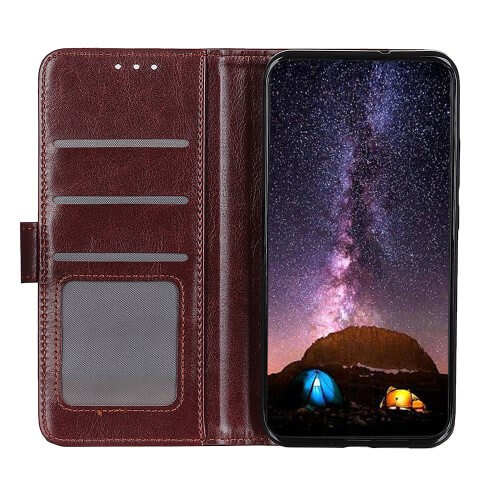 Casecentive Leren Wallet case Galaxy A51 bruin