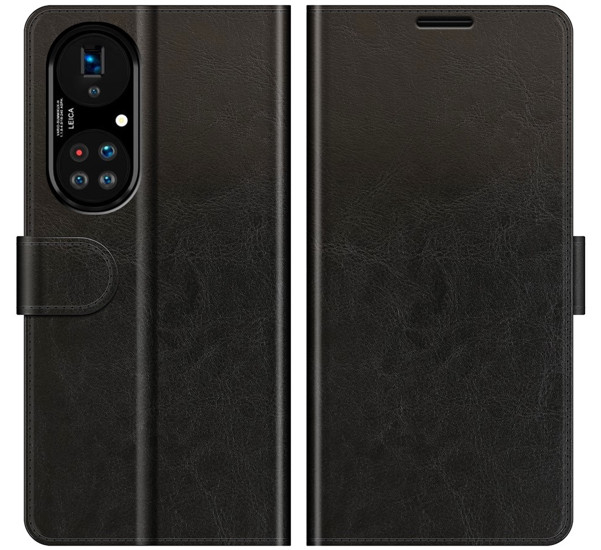 Casecentive Magnetische Leren Wallet case Huawei P50 Pro zwart