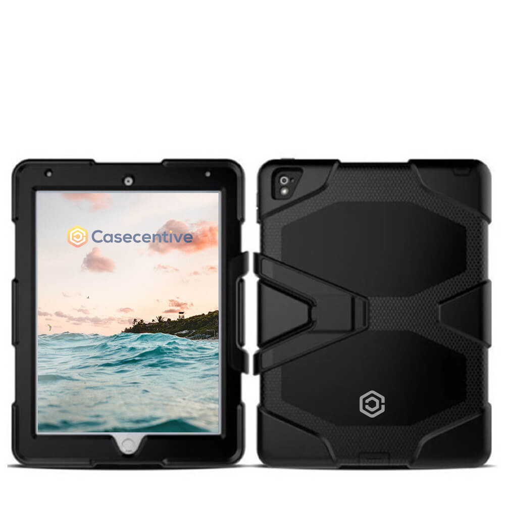 Casecentive Survivor Hardcase iPad Pro 12.9" 2015 / 2017 Hoesje zwart