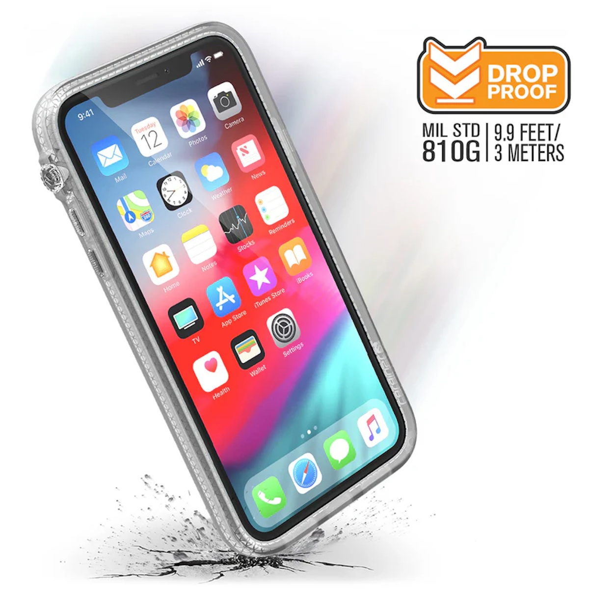 Catalyst Impact Protection Hoesje Apple iPhone XS Max Transparant