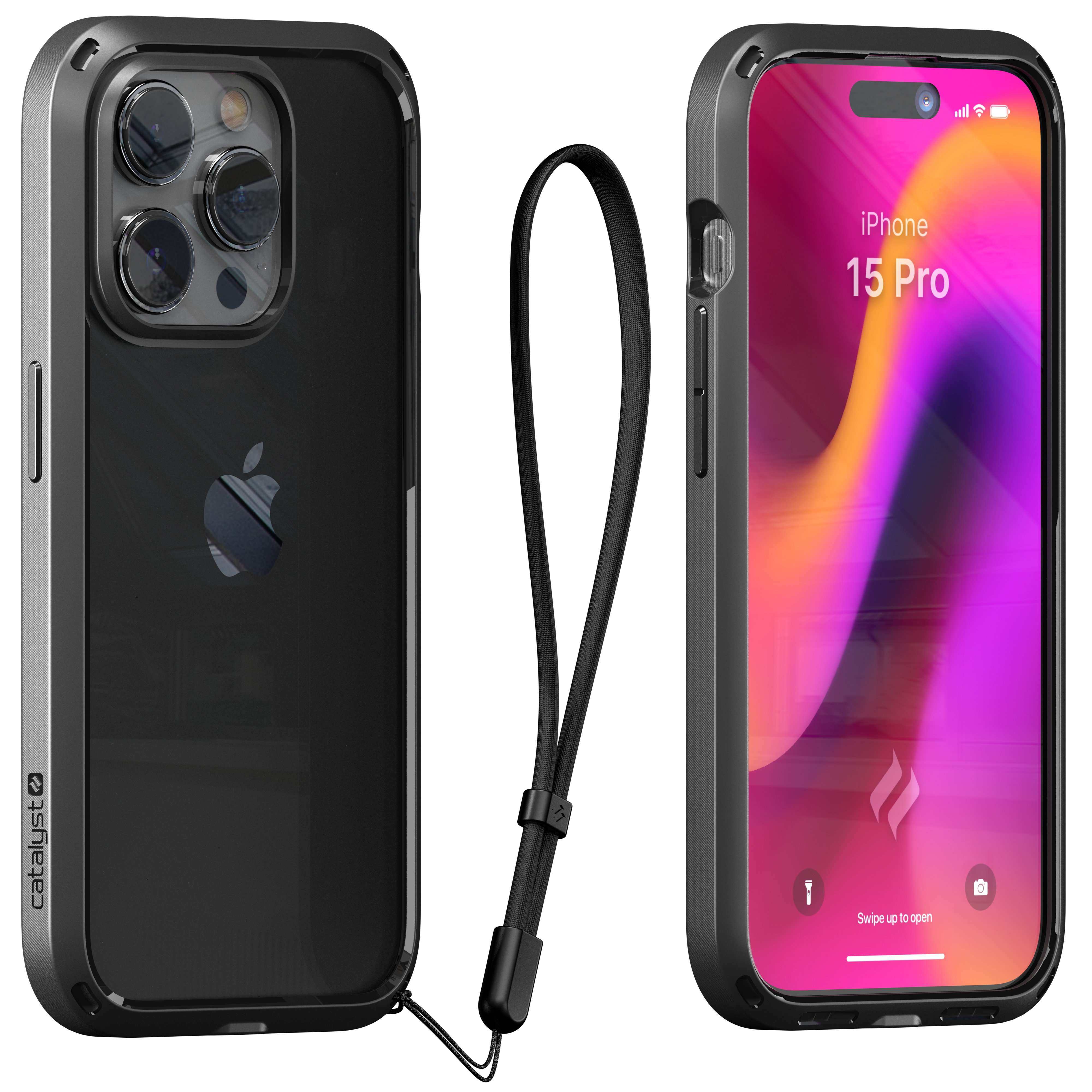 Catalyst Influence Case Apple iPhone 15 Pro Midnight - Zwart