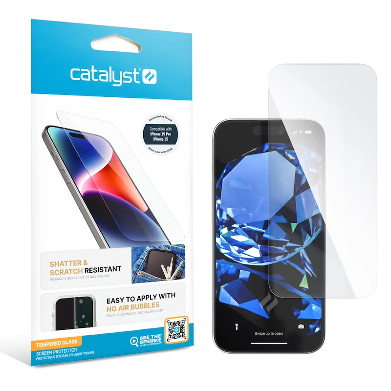 Catalyst Tempered Glass Screen Protector iPhone 15 Pro Max / iPhone 15 Plus