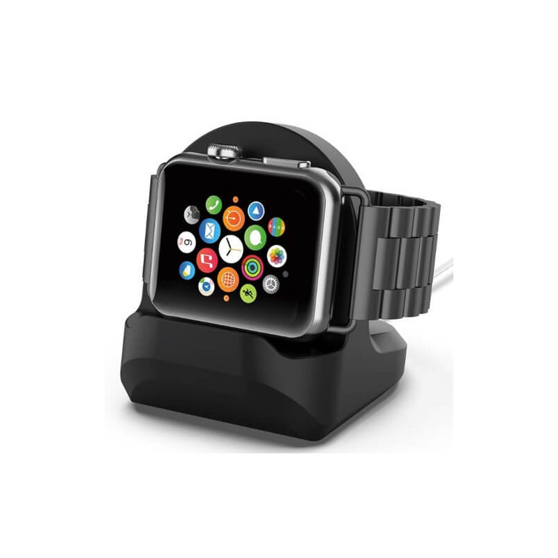 in tegenstelling tot Alice Slaapzaal Casecentive Charging Dock Apple Watch Stand 1 / 2 / 3 / 4 zwart