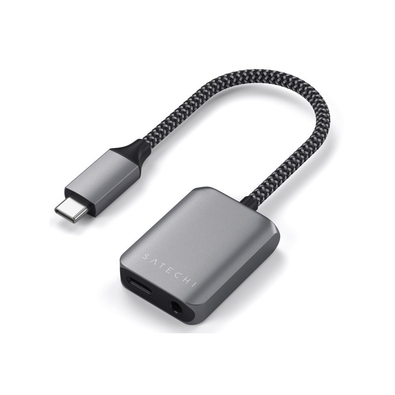 cap kwaadaardig Bevestigen aan Satechi USB-C naar 3.5mm (AUX) en USB-C adapter