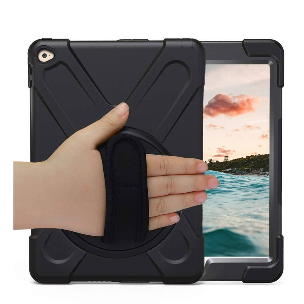 kleur Geschiktheid Cyclopen Casecentive Handstrap Hardcase iPad Pro 11 inch zwart met schouderriem