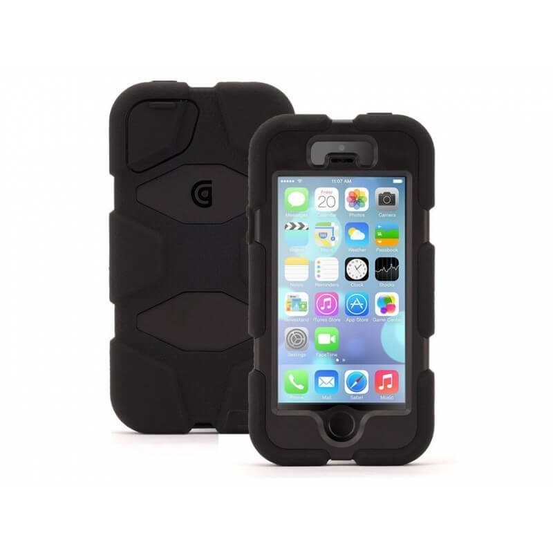 bijvoorbeeld stapel element Griffin Survivor hardcase iPhone 5(S)/SE zwart (GB35677-2)