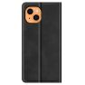 Casecentive Magnetische Leren Wallet case iPhone 13 Mini zwart sticky