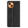 Casecentive Magnetische Leren Wallet case iPhone 13 zwart sticky