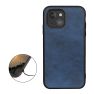 Casecentive Shockproof Leren back case iPhone 13 Mini blauw sticky