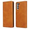 Casecentive Leren Wallet case Luxe Samsung Galaxy S21 Plus tan sticky