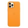 Apple Leather MagSafe Case iPhone 12 Pro Max California Poppy sticky