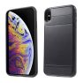 Casecentive Pasjeshouder Back case iPhone XS Max zwart sticky