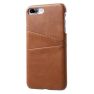 Casecentive Leren Wallet back case iPhone 7 / 8 plus bruin sticky