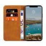 Casecentive Leren Wallet case iPhone 11 Pro Max tan sticky