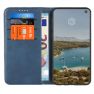 Casecentive Leren Wallet case Samsung Galaxy S10e blauw sticky