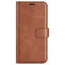 Casecentive Leren Wallet case met sluiting iPhone 16 Pro tan sticky