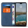 Casecentive Leren Wallet case Huawei P20 Pro blauw sticky