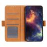 Casecentive Magnetische Leren Wallet case Galaxy A71 tan sticky