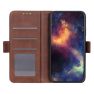 Casecentive Magnetische Leren Wallet case Galaxy S20 bruin sticky