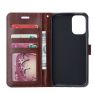 Casecentive Magnetische PU Leren Wallet case Galaxy S20 Ultra bruin sticky