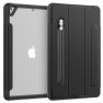 Casecentive Rugged Smart Cover Case iPad 10.2 (2019/2020/2021) zwart sticky