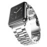 Casecentive Stainless Steel Watch Strap Apple Watch 38 / 40 mm zilver sticky