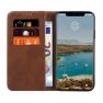 Casecentive Leren Wallet case iPhone 11 Pro bruin sticky