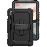 Casecentive Handstrap Pro Hardcase met handvat Galaxy Tab S8 2022 zwart sticky