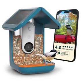 Bird Buddy Slimme Vogelvoeder met Zonnepanelen 2.0 Blauw