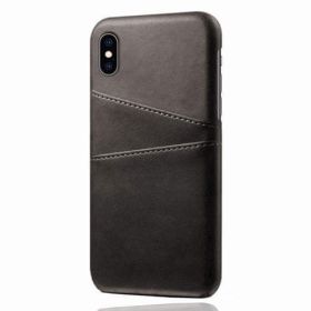 Casecentive Leren Wallet back case iPhone XS Max zwart