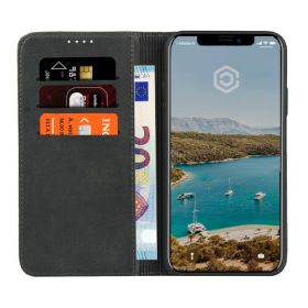 Casecentive Leren Wallet case iPhone XR zwart